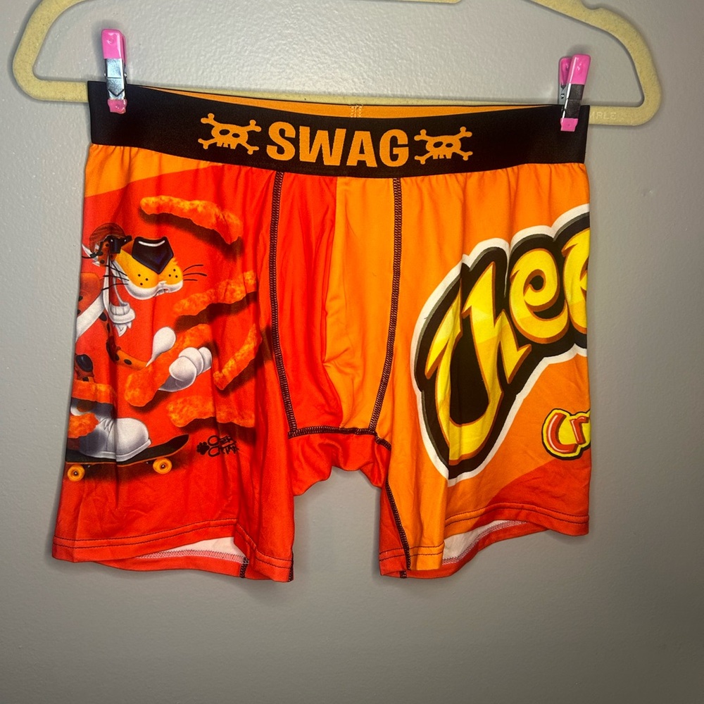 NWOT Adult Crunchy Cheetos Logo Unisex Boxer Briefs